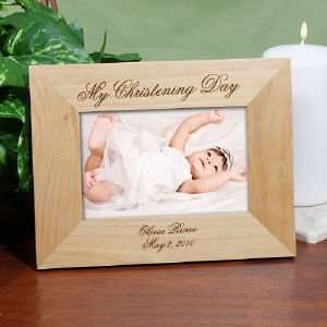  Personalized My Christening Day Wood Picture Frame 