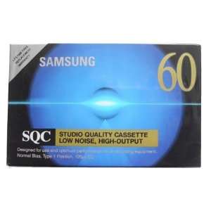  12 (1 Case) SAMSUNG Studio Quality Cassette   SQC 60 