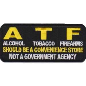  ATF Should Be A Convenience Store Funny Gun Vest Patch 