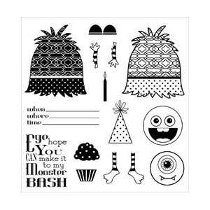    Darcies Cling Mounted Rubber Stamps Monster Mash 