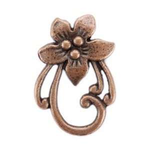  Blue Moon Copper Plated Metal Toggle Clasps Flower 2/Pkg 