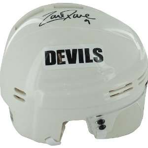  Zach Parise White Devils Mini Helmet