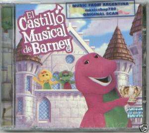 BARNEY EL CASTILLO MUSICAL IN SPANISH SEALED CD NEW  