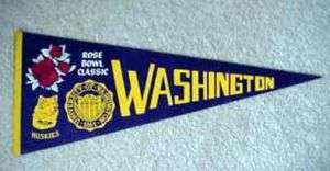 1978 WASHINGTON HUSKIES ROSE BOWL GAME Pennant Unsold  