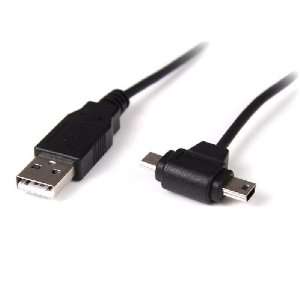  Startech Usb To Micro Usb/Mini Usb Combo Cable Wire 