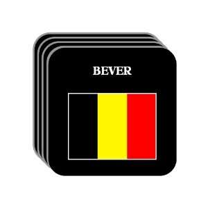  Belgium   BEVER Set of 4 Mini Mousepad Coasters 