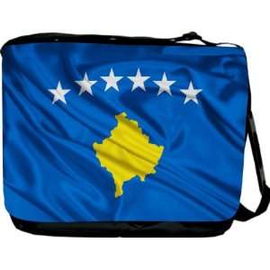  RikkiKnight Kosovo Flag Messenger Bag   Book Bag ***with 
