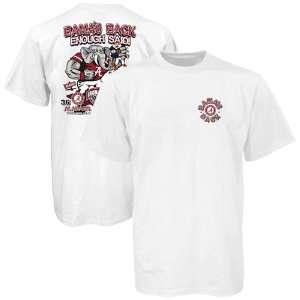   . Auburn Tigers White 2008 Iron Bowl Score T shirt