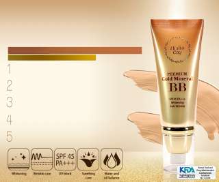 NEW ElishaCoy Premium Gold Mineral BB Cream SPF45/PA+++  