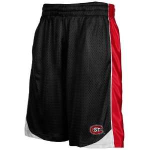 St. Cloud State Huskies Black Vector Workout Shorts  