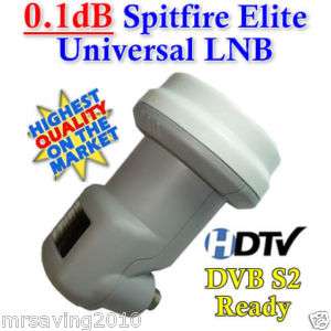 SPITFIRE ELITE 0.1dB Ku Universal Linear Satellite LNB  