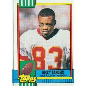  1990 Topps #127 Ricky Sanders   Washington Redskins 