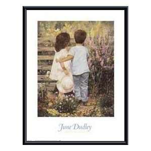  the Lady   Artist June Dudley  Poster Size 24 X 18