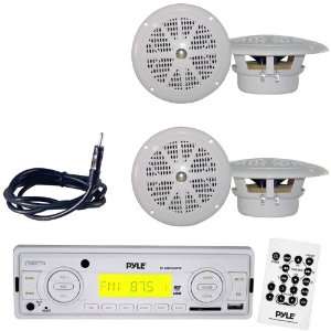   Dual Cone Waterproof Stereo Speaker System   PLMRNT1 22 Weather