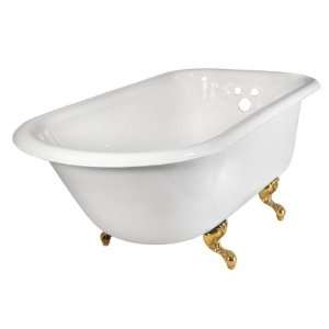   ORB Oil Rubbed Bronze Traditional Cast Iron 61 Roll Top Tub with Tub