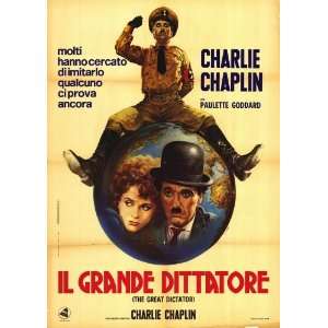 The Great Dictator (1972) 27 x 40 Movie Poster Italian 