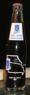 unopened 1985 Kansas City Royals World Champions Coke / Coca Cola 