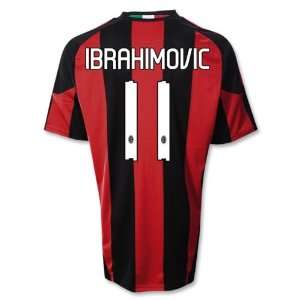  AC Milan 10/11 IBRAHIMOVIC Home Soccer Jersey Sports 