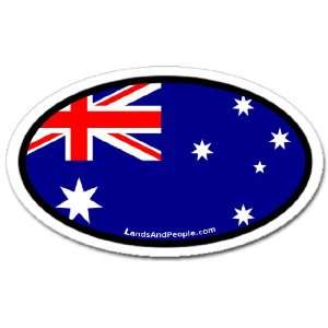  Australia Flag Car Bumper Sticker Decal Oval Automotive