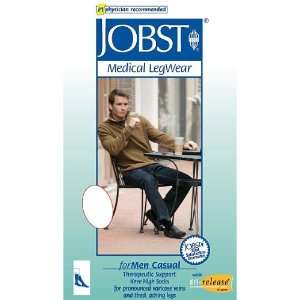  Jobst For Men Casual Knee High Socks   Black, XL Health 