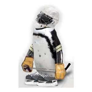  Little Penguin Wearing Hockey Gear Greeting Card Health 
