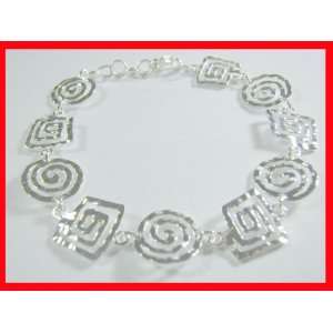  Geometric Style Bracelet Solid Sterling Silver #3531 Arts 