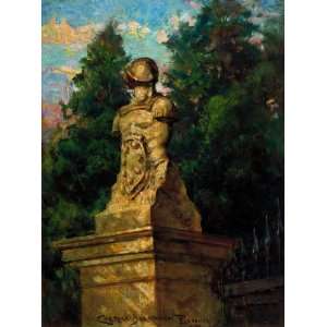   James Carroll Beckwith   24 x 32 inches   Modigliani Gate Post Home