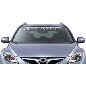  Mazda Outline Windshield Vinyl Banner Wall Decal 36 x 3 