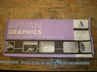 NEW Appian Graphics Hurricane RV100 32MB PCI Multi Monitor Graphics 
