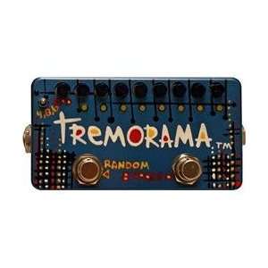  Zvex Hand Painted Tremorama Tremolo Guitar Effects Pedal 
