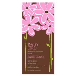  Pink Daisy Delight Baby Shower Invitation Baby Shower 