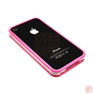   Bumper Frame Silicone Skin Case Cover for Apple iPhone 4S 4G  