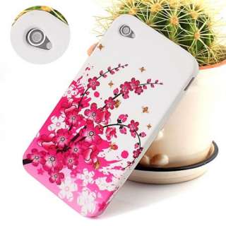   Flower Soft Case Cover Back Skin for Apple Iphone 4 4G 4th 4S,  