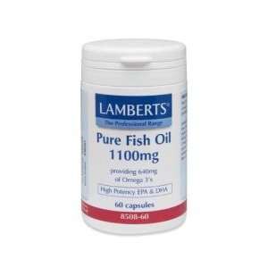 Lamberts Pure Fish Oil 1100mg, 60 Capsules Health 
