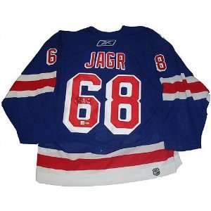  Jaromir Jagr New York Rangers Autographed Authentic Blue 