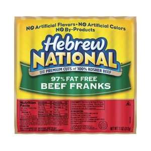 Hebrew National Kosher Franks 97% Fat Free 11 oz (pack of 12)