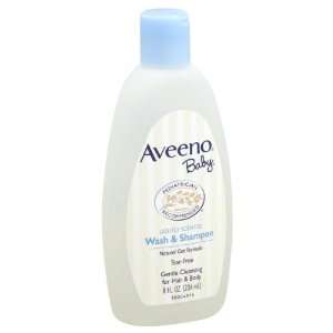  Aveeno Lightly Scented Baby Wash & Shampoo 8 oz. Health 