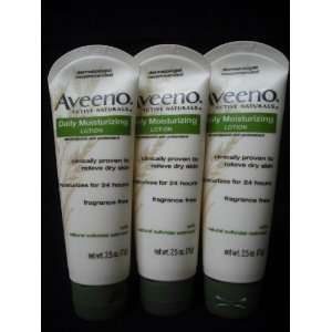  Aveeno Daily Moisturizing Lotion(3 pak) 2.5 oz Beauty