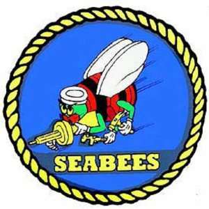  U.S. Navy Seabees Sticker Automotive