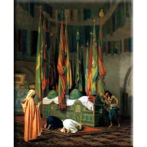   at the Sultans Tomb 13x16 Streched Canvas Art by Gerome, Jean Leon