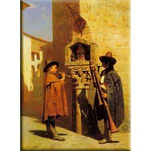   22x30 Streched Canvas Art by Gerome, Jean Leon