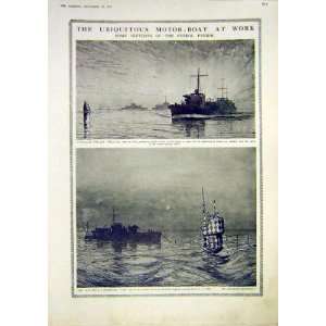 Motor Boat Petrol Patrol U Boat Ships Navy War 1917