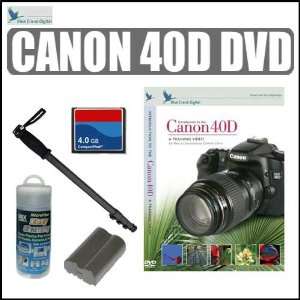 Blue Crane Introduction To The Canon 40D DVD + Accessory Outfit   Blue 