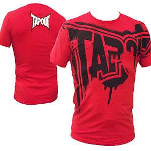 Tapout Felony UFC MMA Cage fighter Tee New Mens Rich Red Rare Colour 