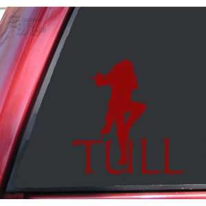  Jethro Tull Vinyl Decal Sticker   Dark Red Automotive