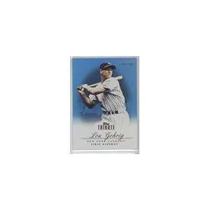  2012 Topps Tribute Blue #22   Lou Gehrig/199 Sports 