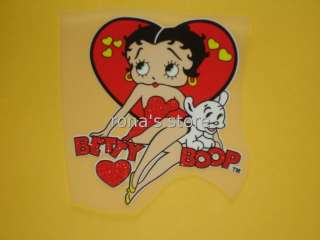 BETTY BOOP Iron On Patch Heat Transfer Motif Applique Decal  