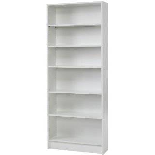  Altra 9448096 Bookcase with Sliding Glass Doors, White 