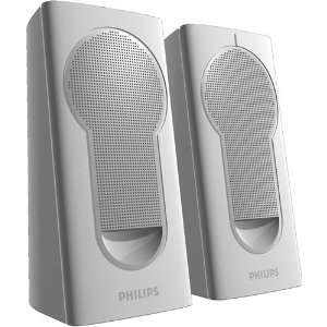  Philips MMS 221   Harmonic Pulse PC multimedia speakers 