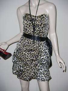 NWT Teeze Me Short Leopard New Years Party Dress  